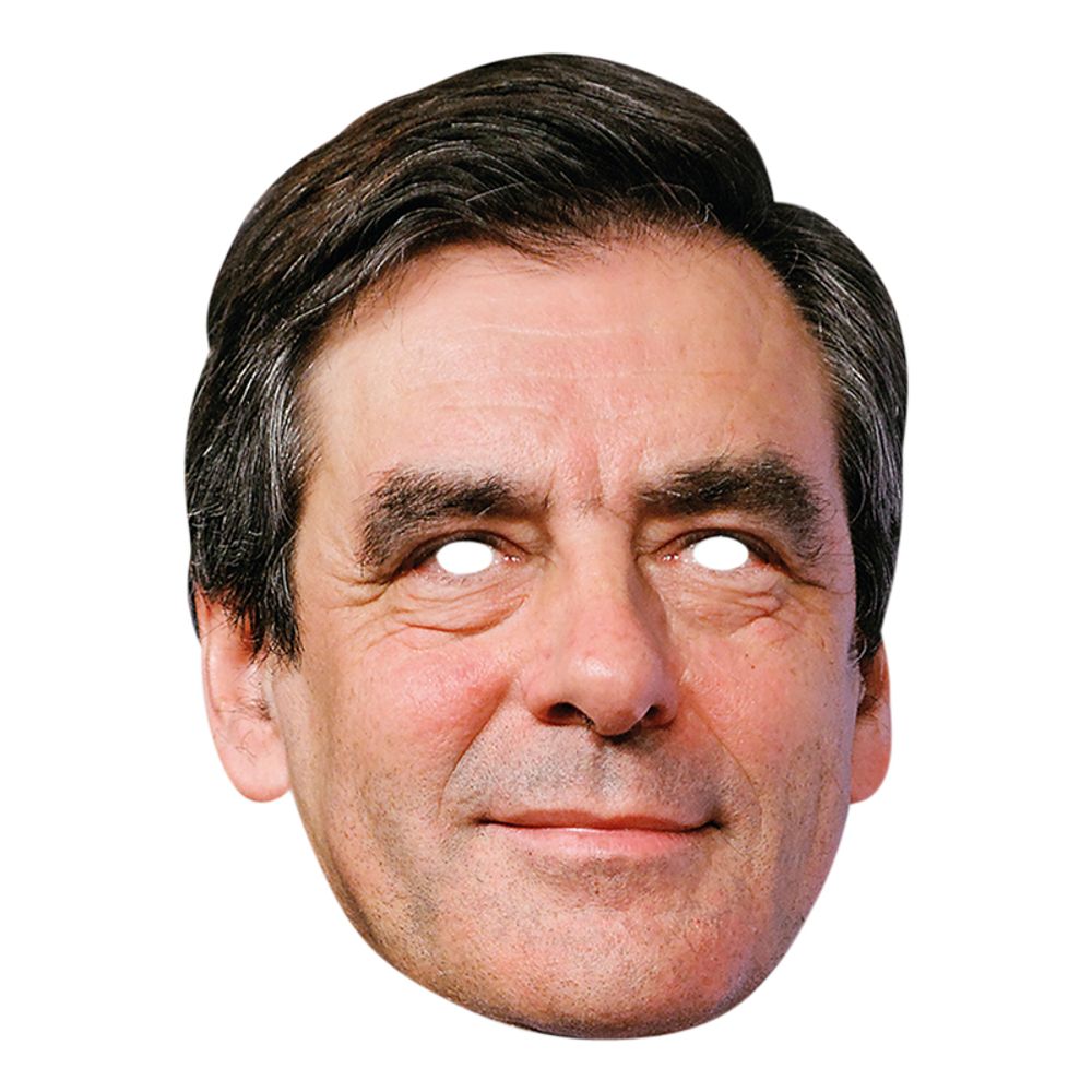 Francois Fillon Pappmaske