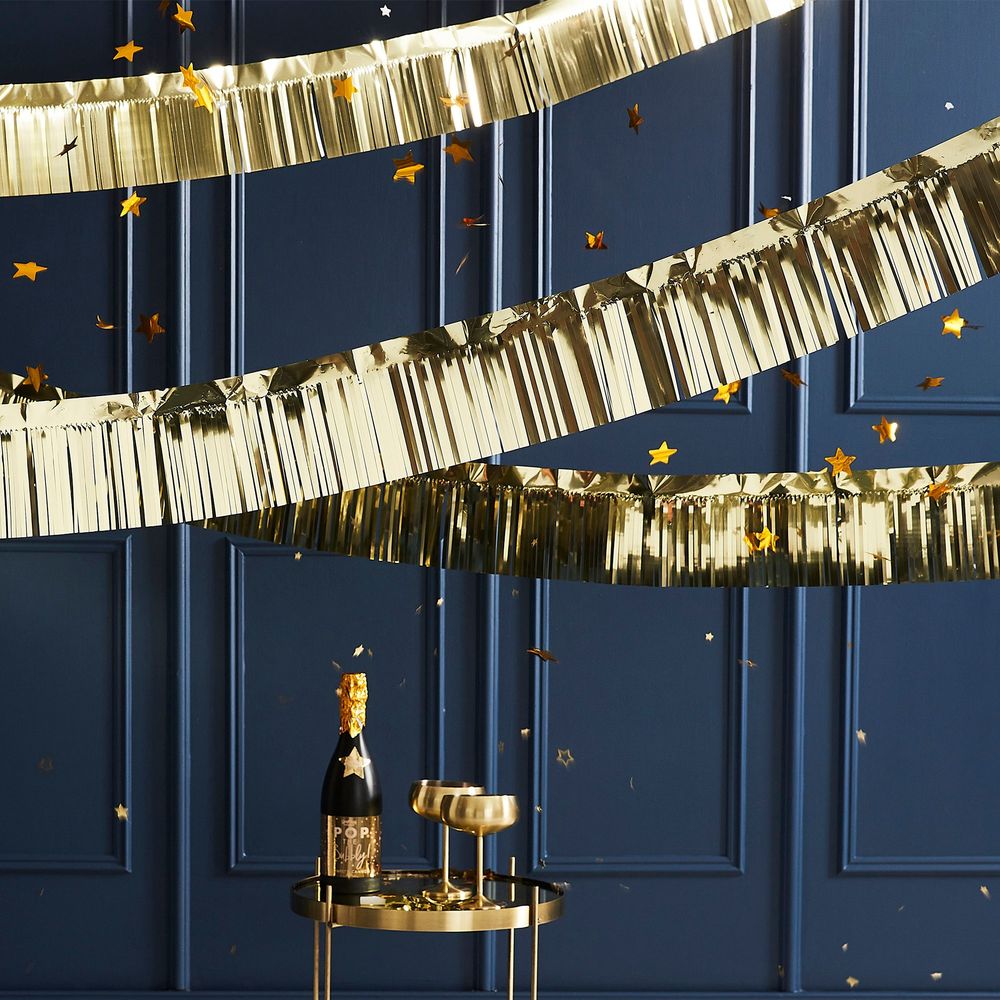 Fransgirlang Guld Metallic