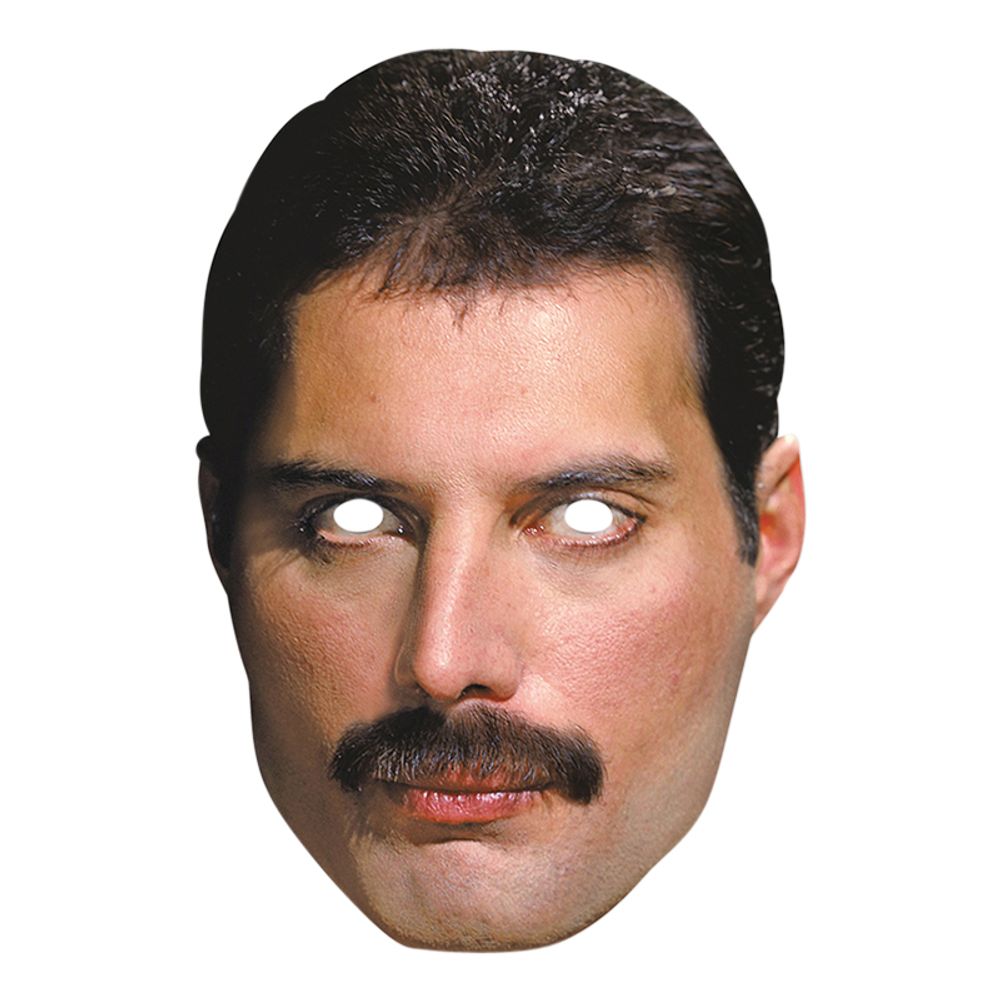 Freddie Mercury Pappmaske