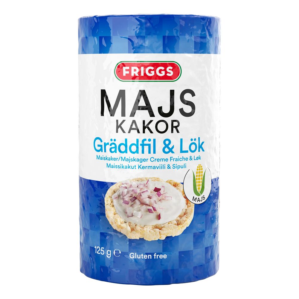 Friggs Majskager Creme Fraiche & Løg Økonomipakke