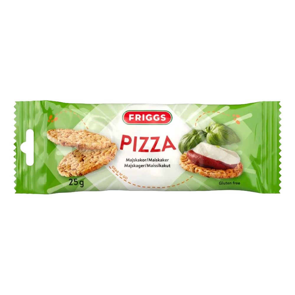 Friggs Majskager Snackpack Pizza Økonomipakke