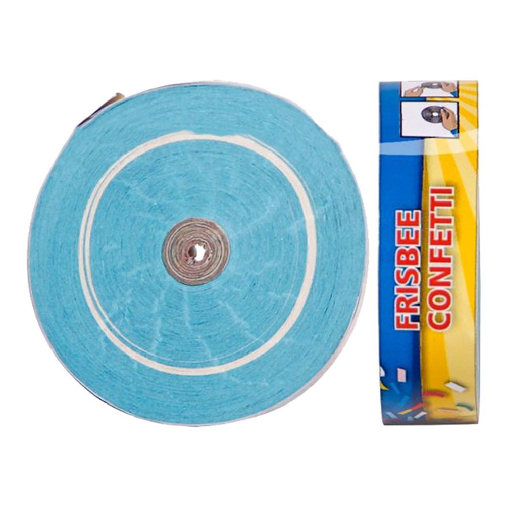 Frisbeekonfetti Lyseblå
