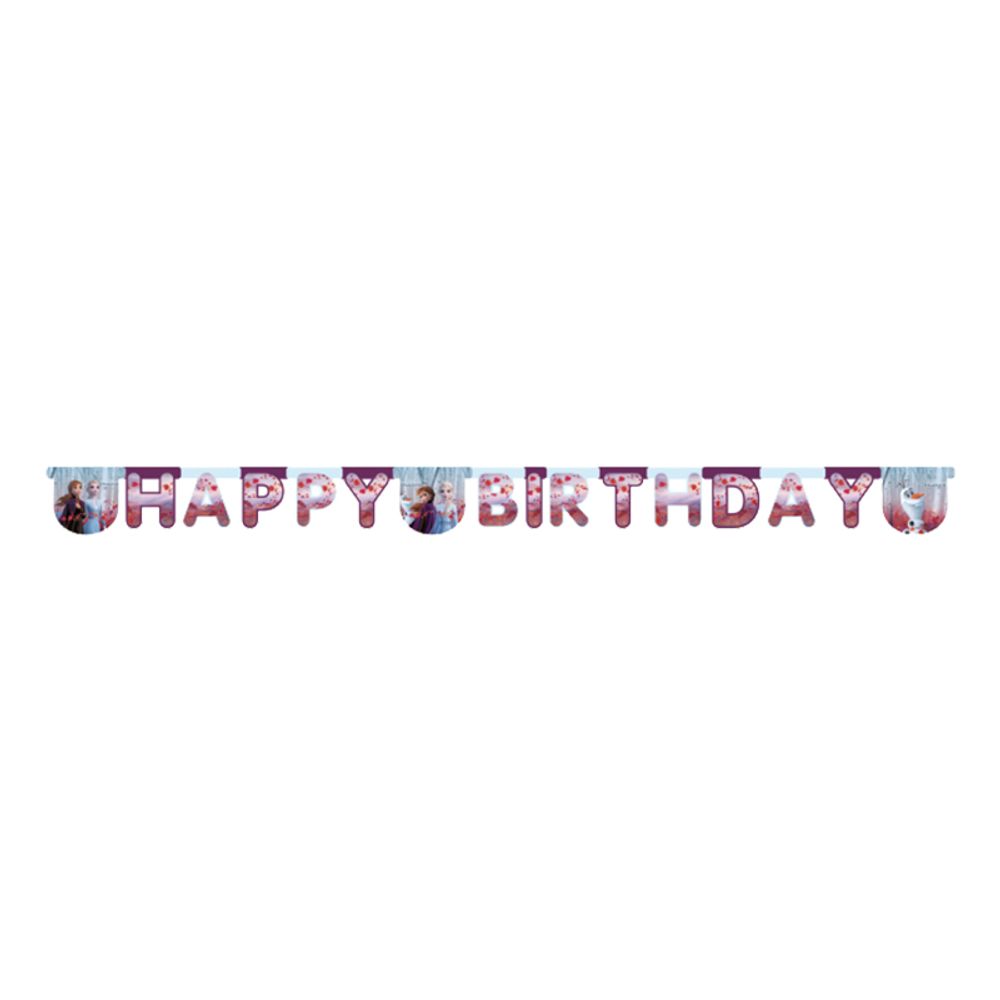 Frozen 2 Happy Birthday Banner