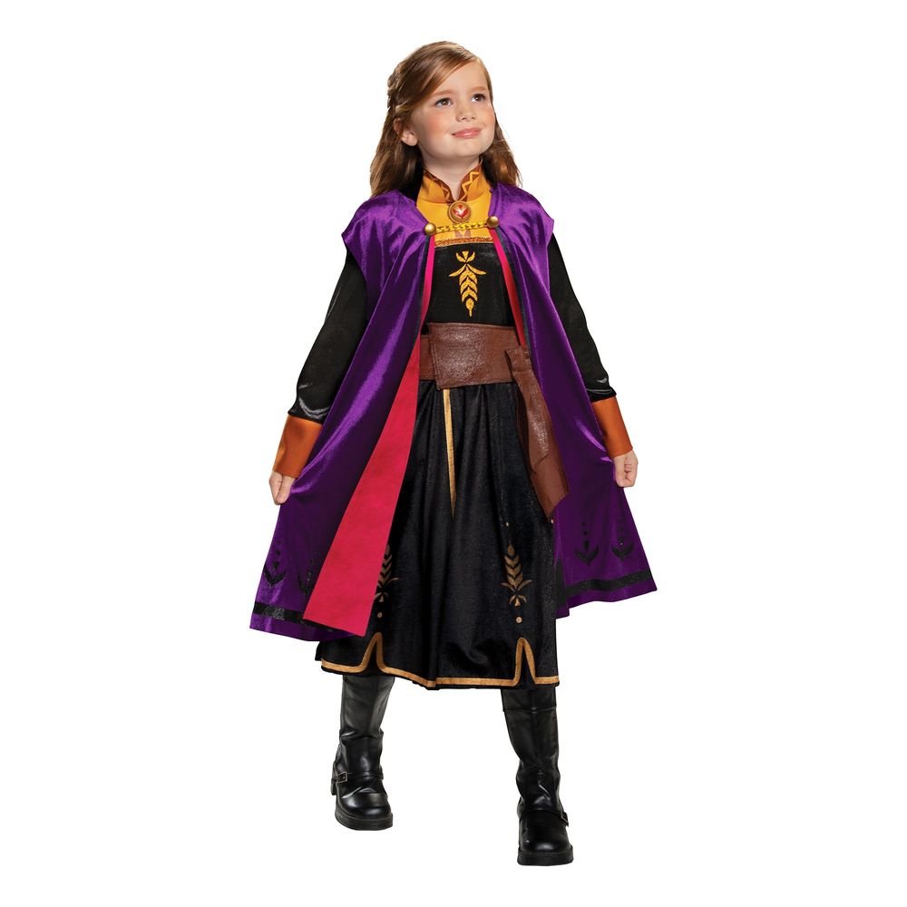 Frozen Anna Travel Deluxe Barn Maskeraddräkt