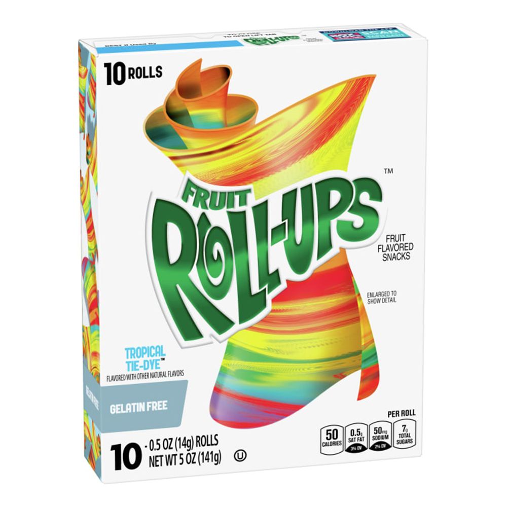 Fruit Roll-Ups Tropical Tie-Dye
