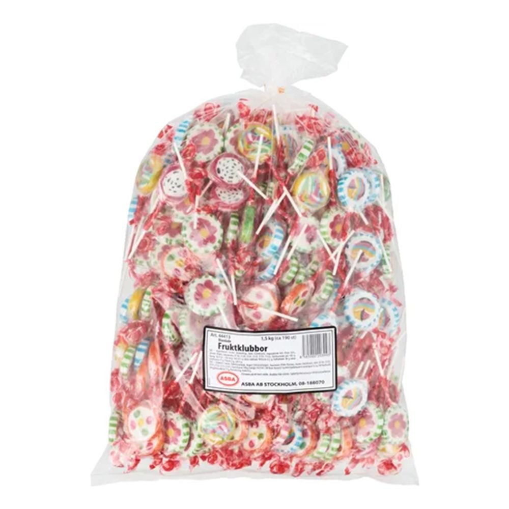 Fruktklubbor Blandade Storpack