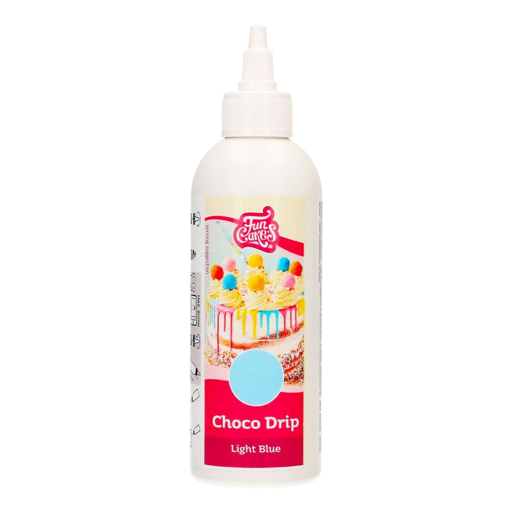 FunCakes Choco Drip Light Blue/Lyseblå