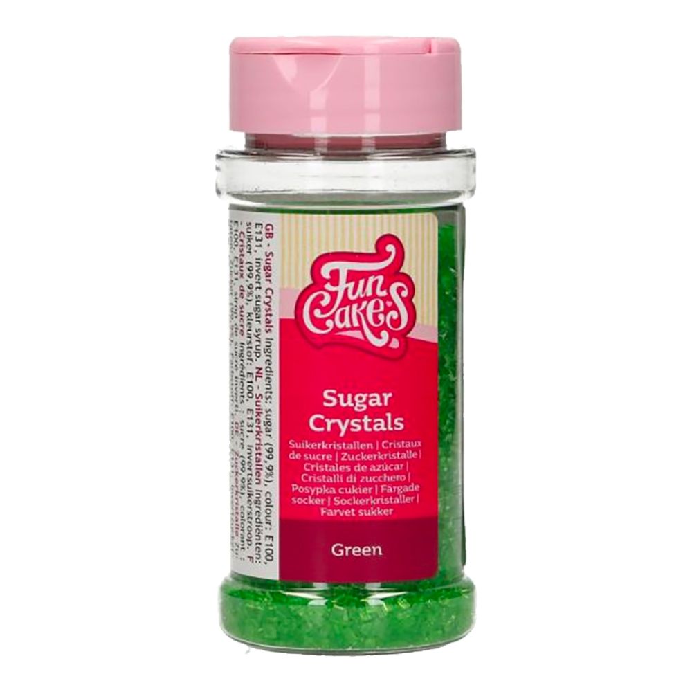 FunCakes Strössel Crystals Grön