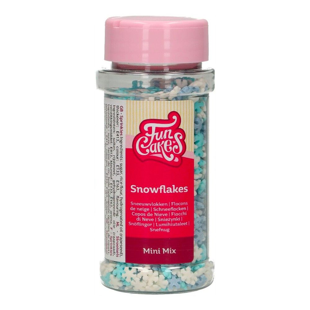 FunCakes Strössel Snöflingor Mini Mix