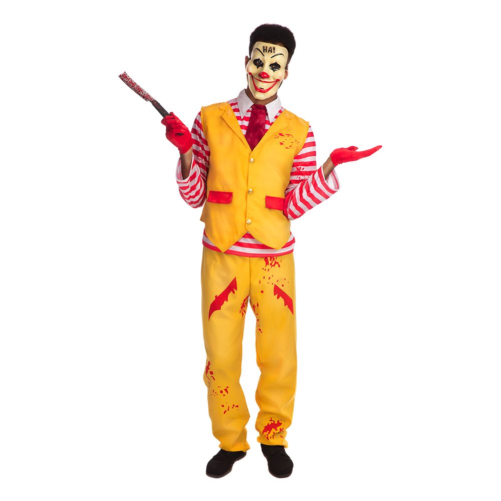 Hullu Klovni Halloween Naamiaisasu