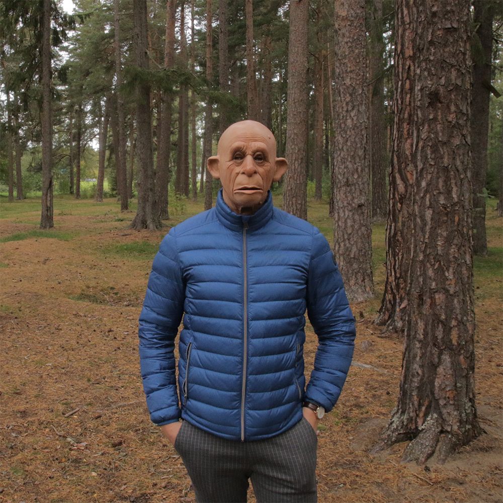 Gammel Homosapiens Greyland Film Maske