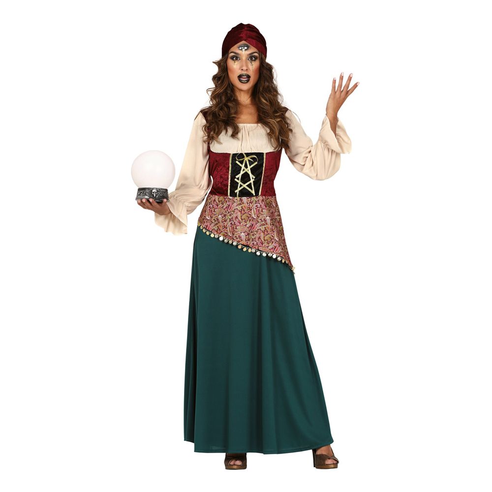 Gammeldags Spåkone Kostume