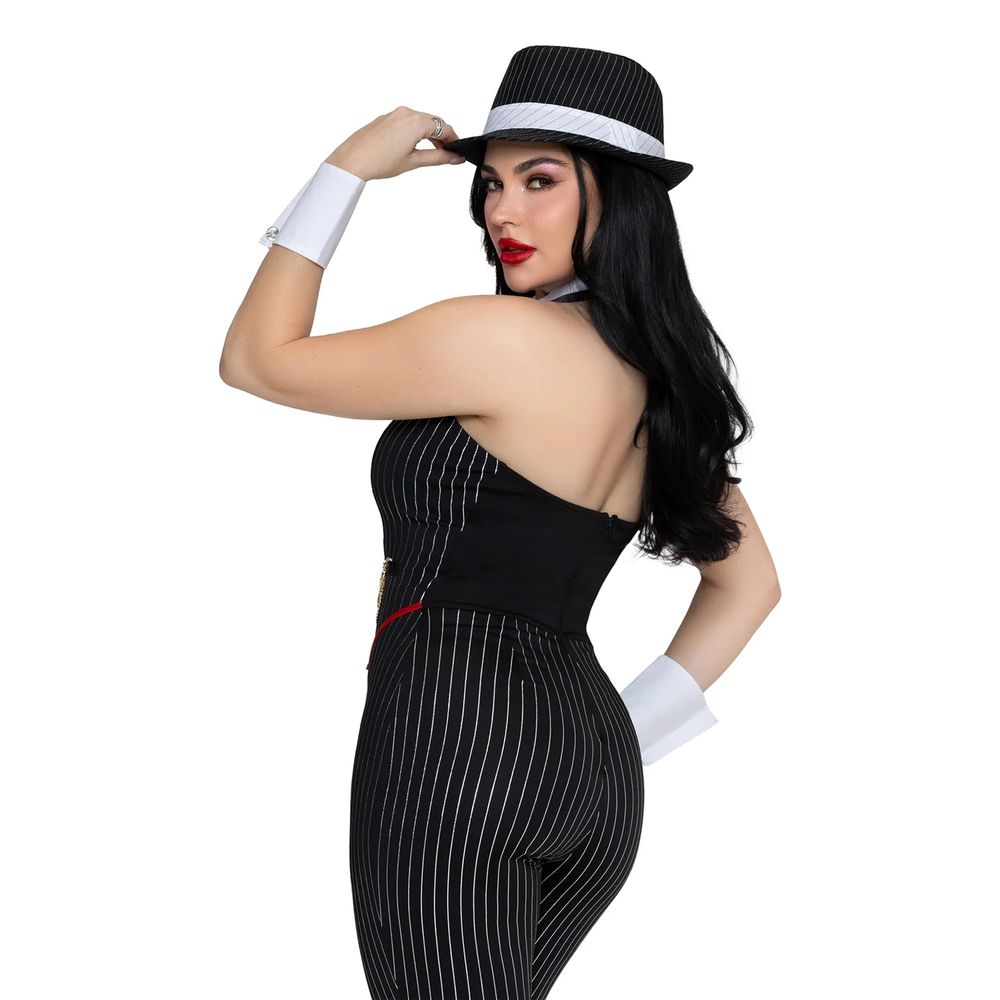 Gangster Catsuit Deluxe Naamiaisasu
