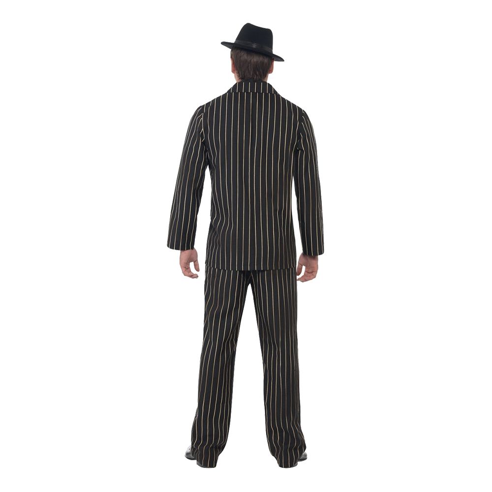 Gangster Svart Maskeraddräkt