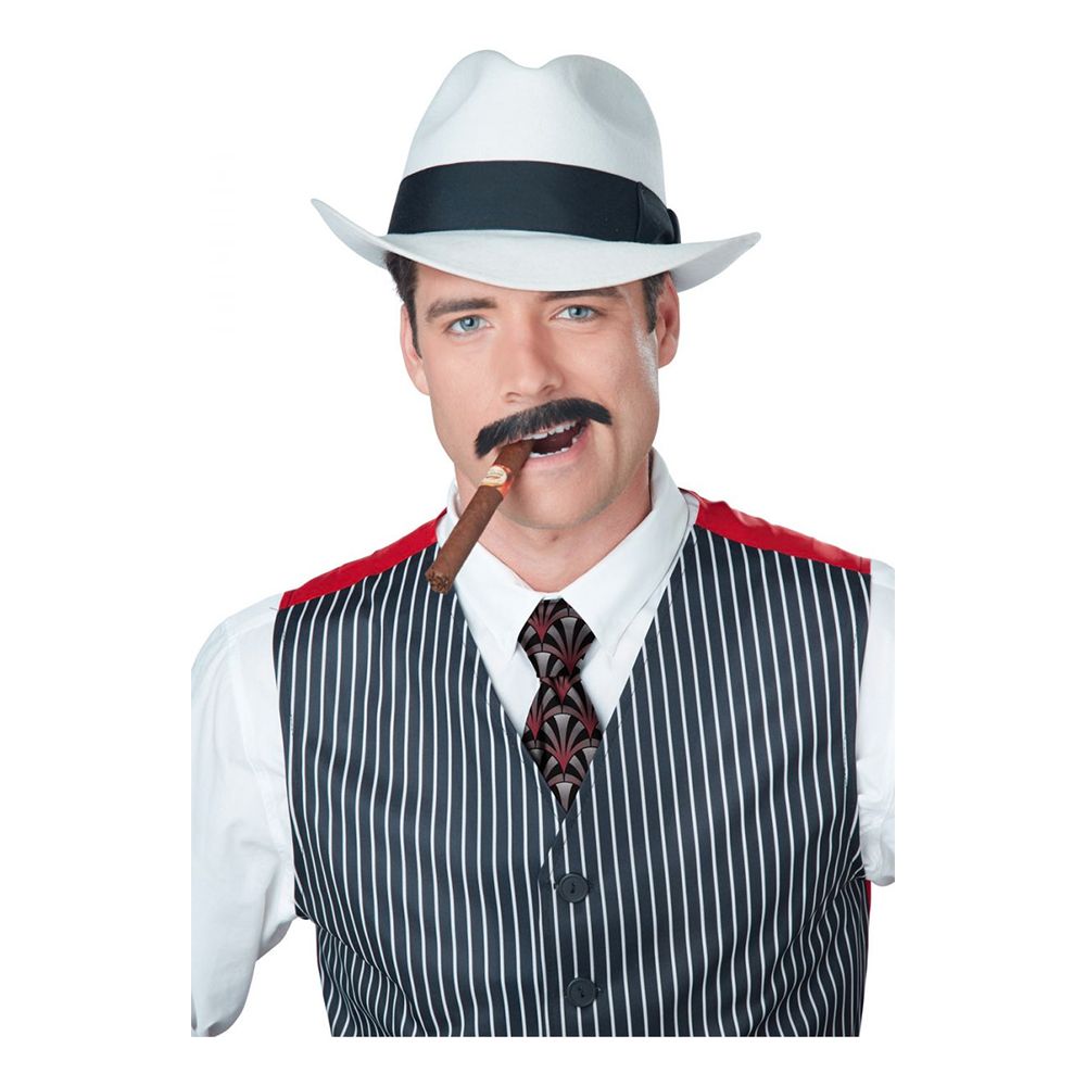 Gangsterbart Svart