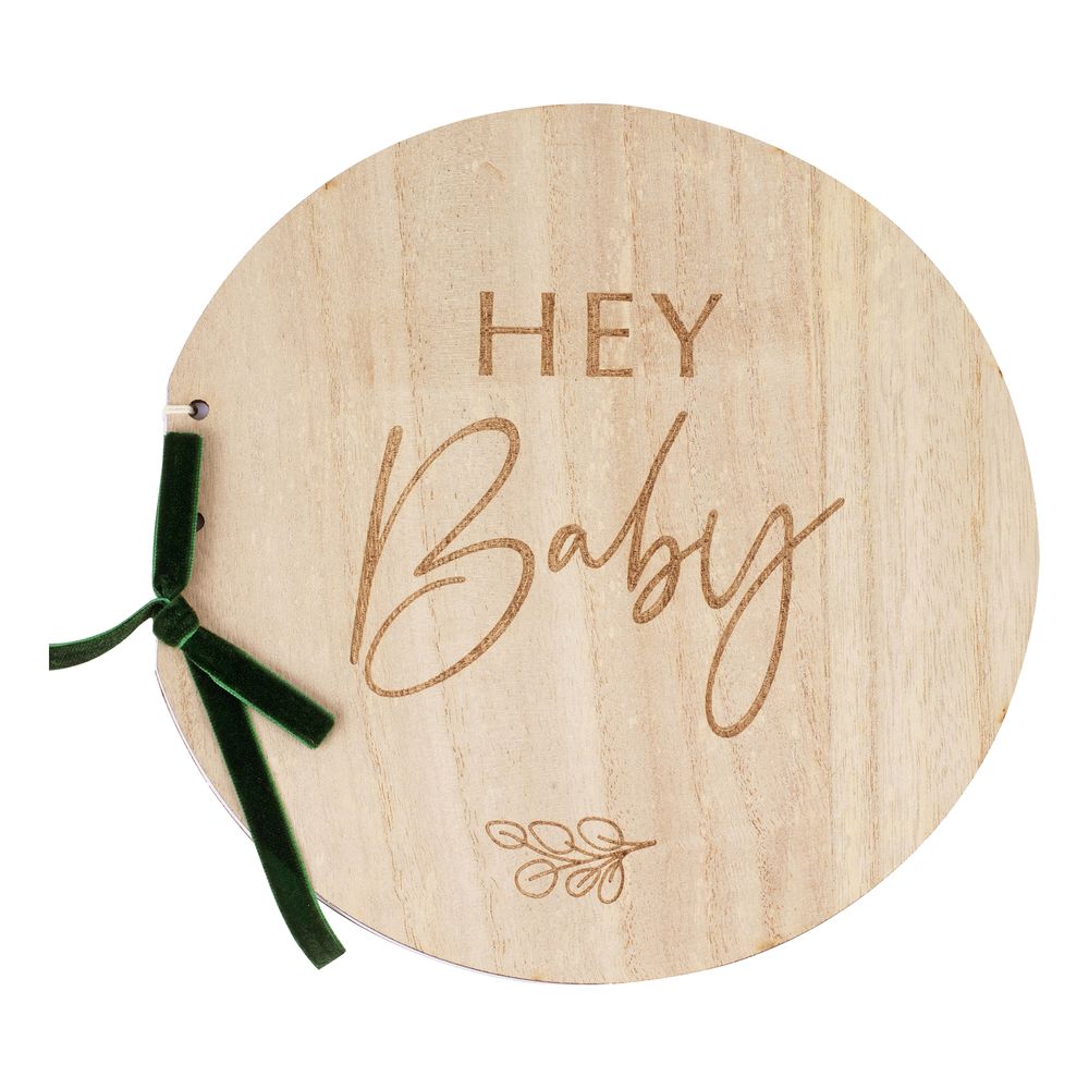 Vieraskirja Baby Shower Hey Baby