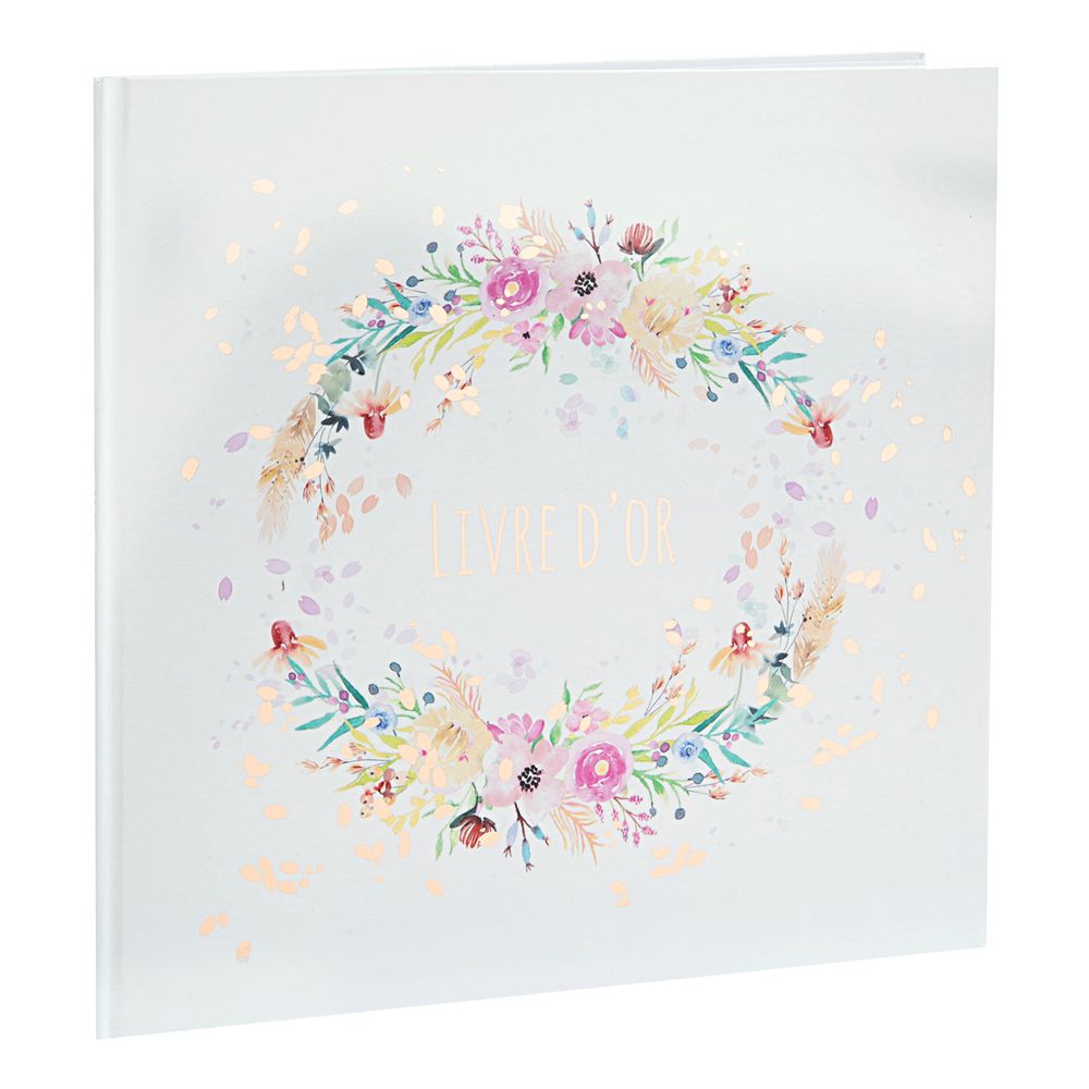 Gästbok Bröllop Blomster