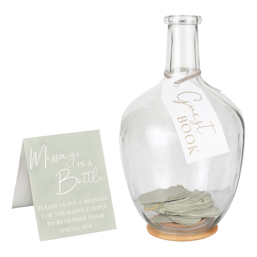 Vieraskirja Message in a Bottle