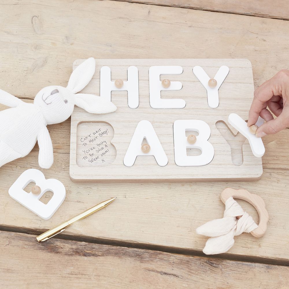 Gæstebog Puslespil Hey Baby