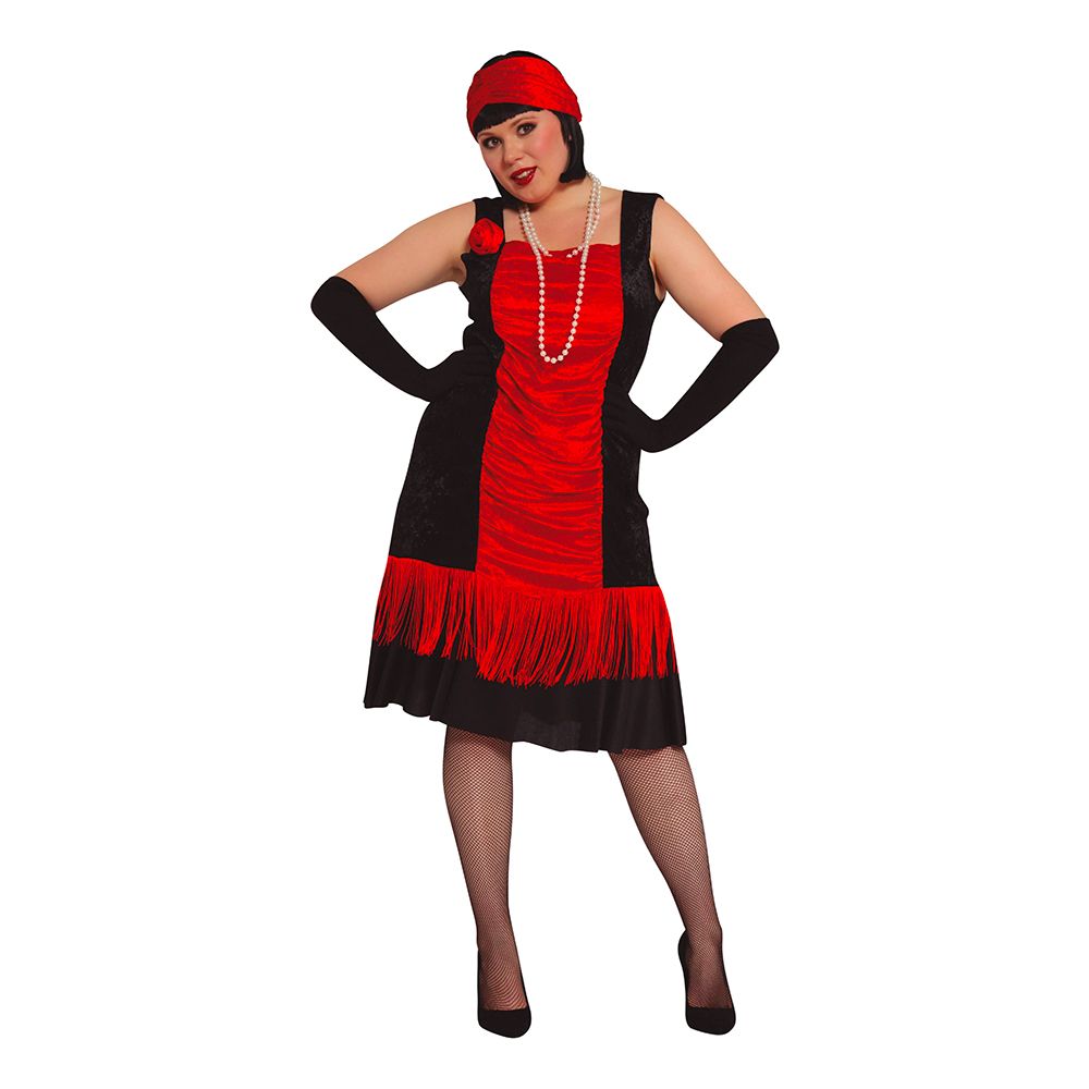 Gatsby-mekko Plus-size Naamiaisasu