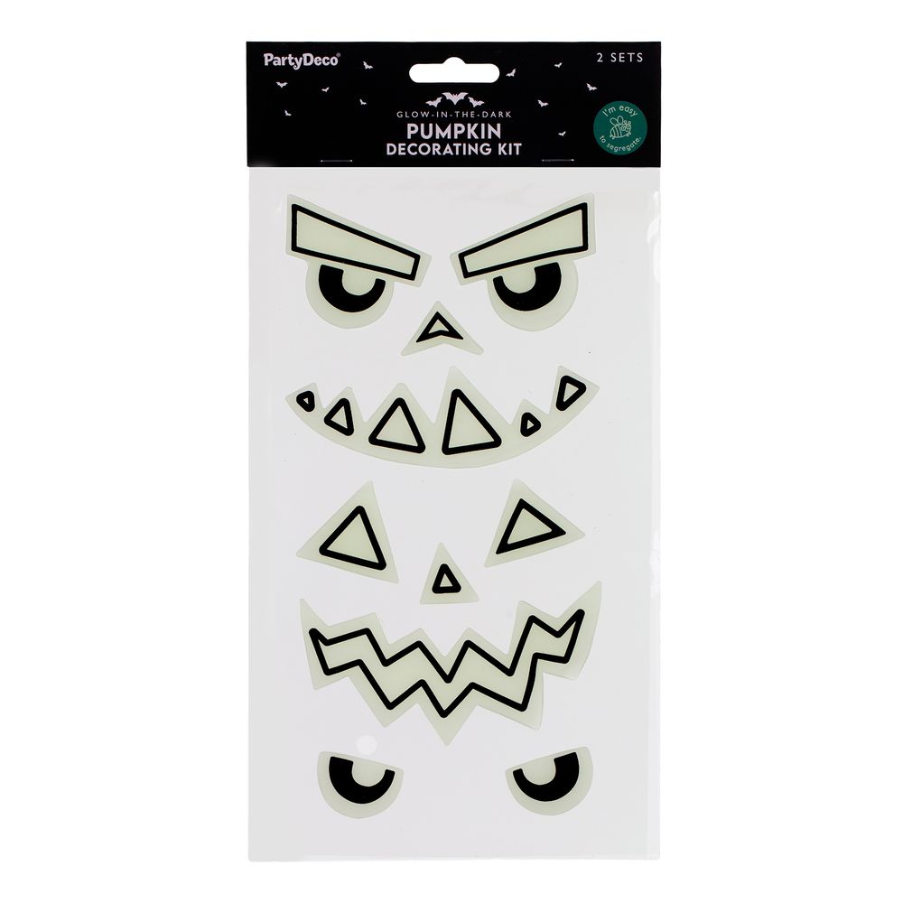 Gel Stickers til Græskar Glow in the Dark