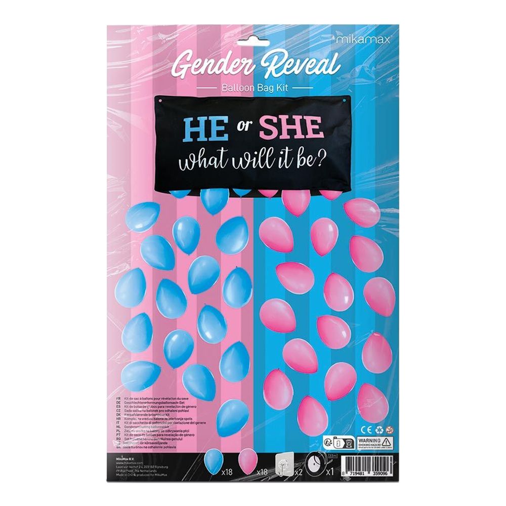 Gender Reveal Dropbag Kit