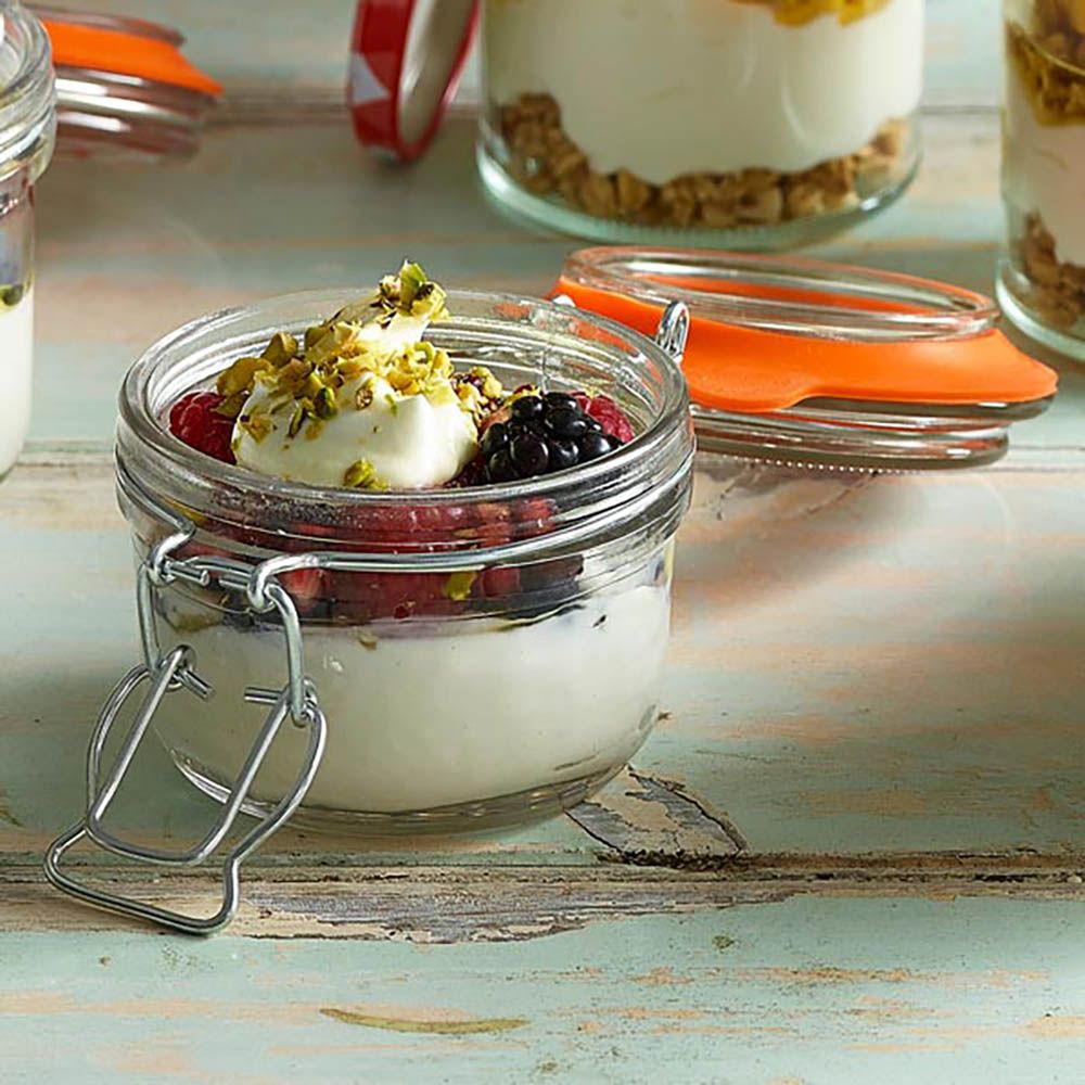 Genware Glasskrukke med Lokk