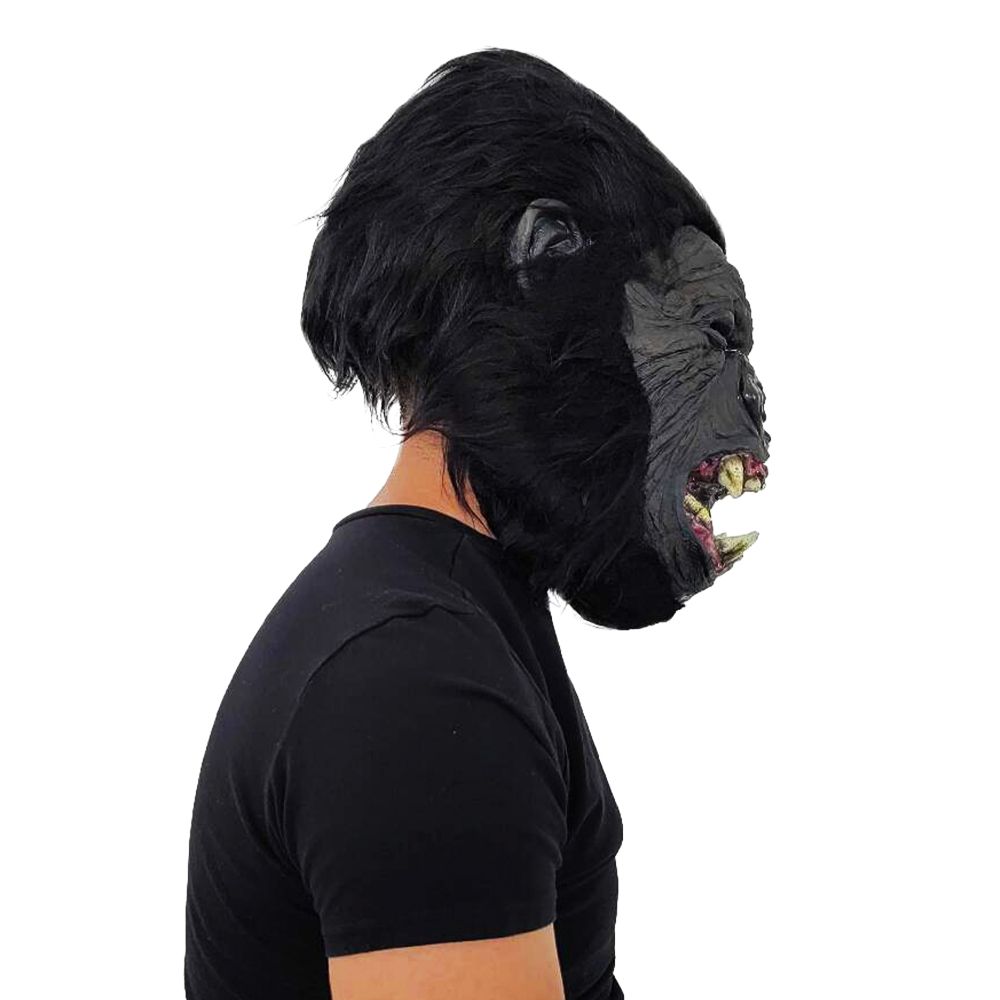 Ghoulish latexmaske Skør Abe