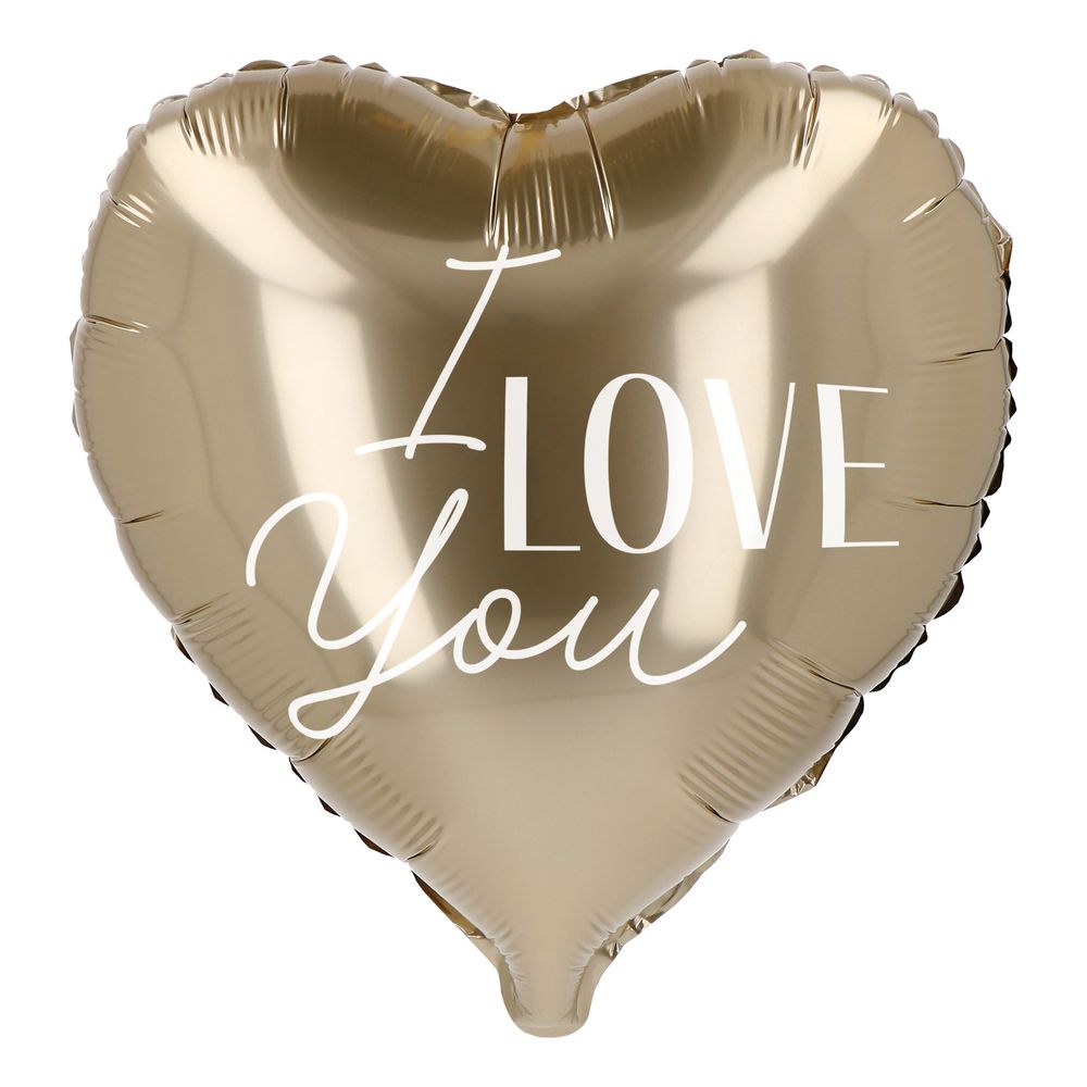 Gigantisk Folieballon Hjerte I Love You