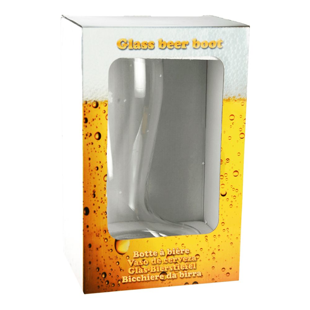 Gigantisk Ölstövel Glas
