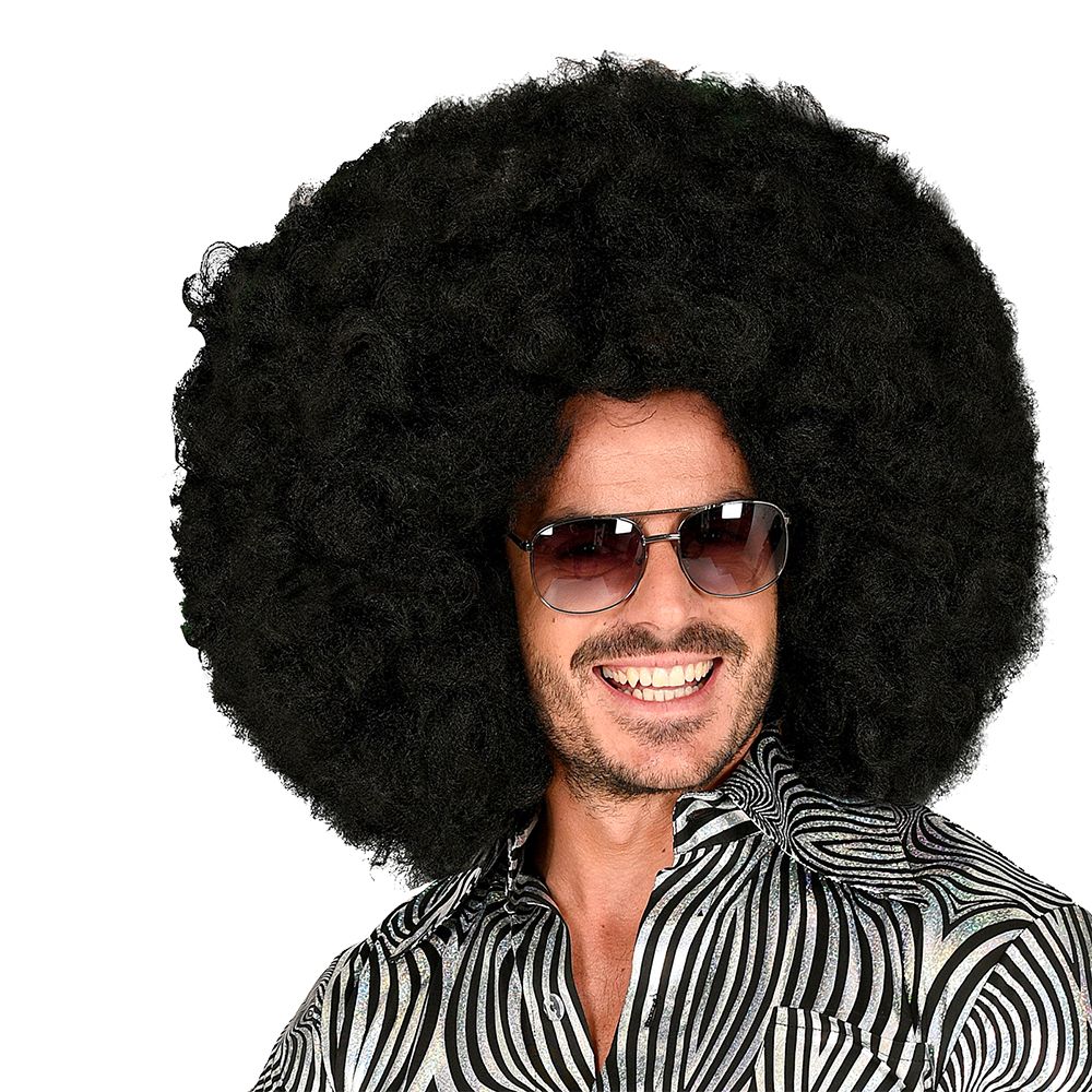 Gigantisk Svart Afroperuk