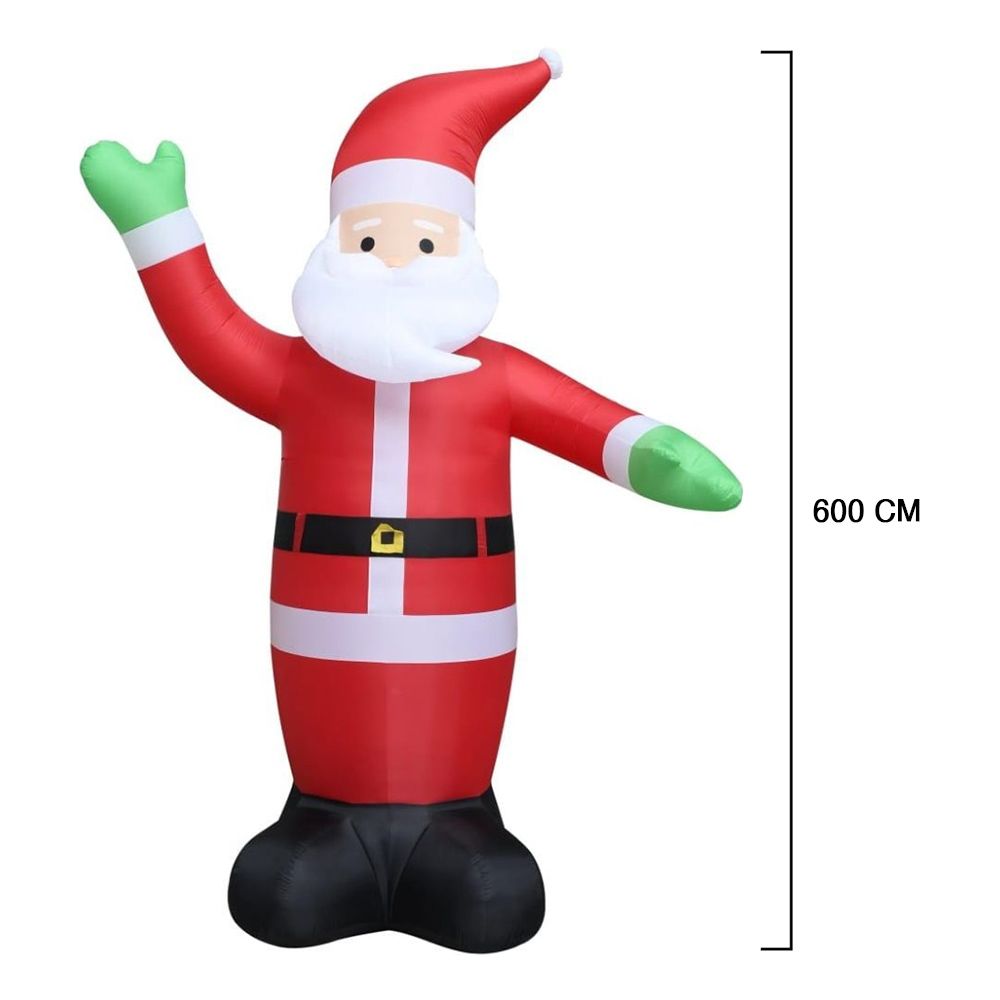 Gigantisk Uppblåsbar Jultomte