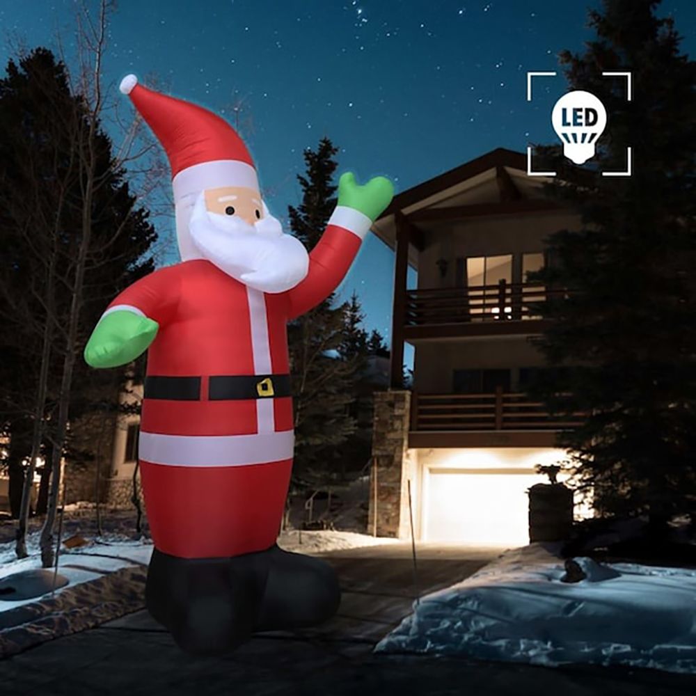Gigantisk Uppblåsbar Jultomte