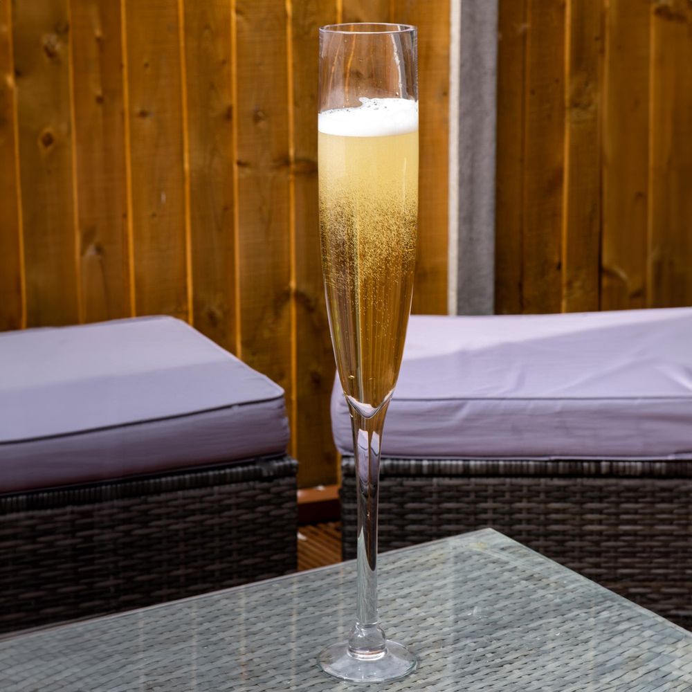 Supergigantiskt Champagneglas