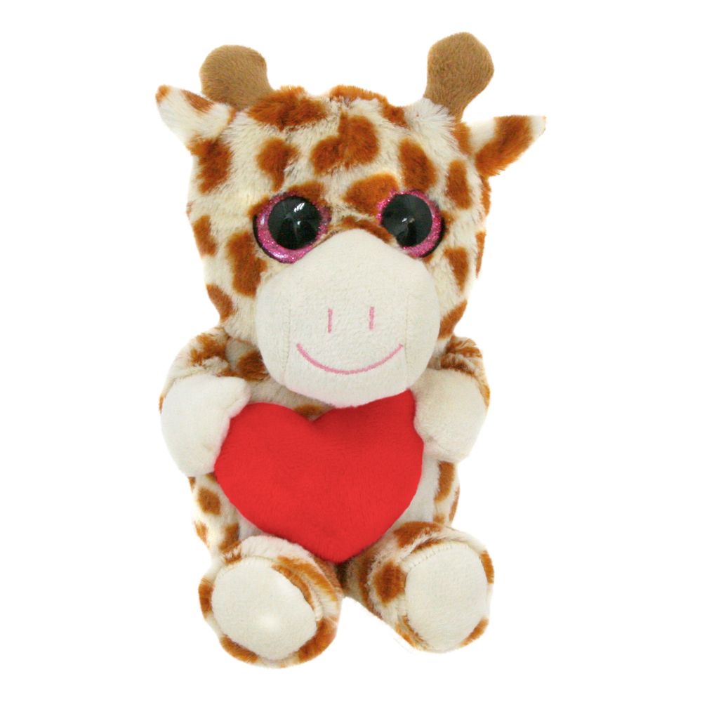 Gosedjur Giraff med Rött Hjärta