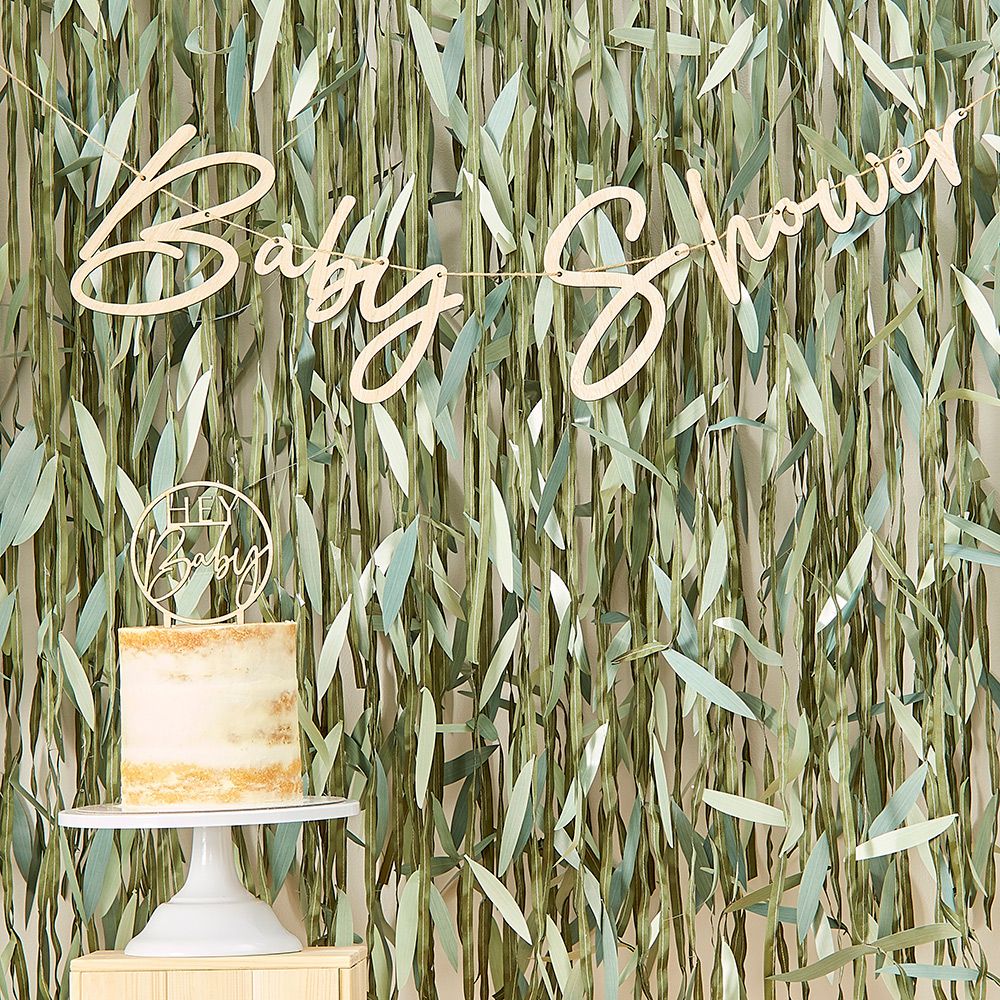 Lippuviirinauha Baby Shower Puu