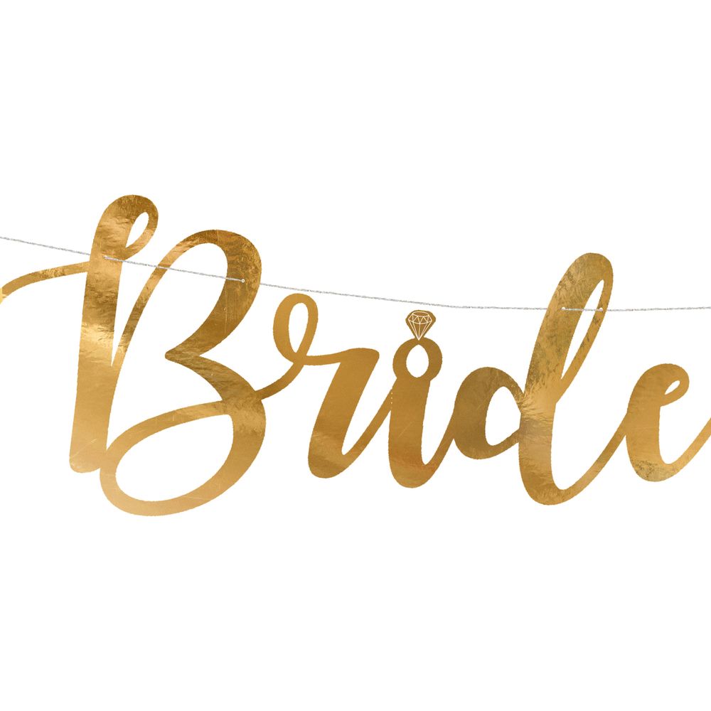 Guirlande Bride to Be Guld