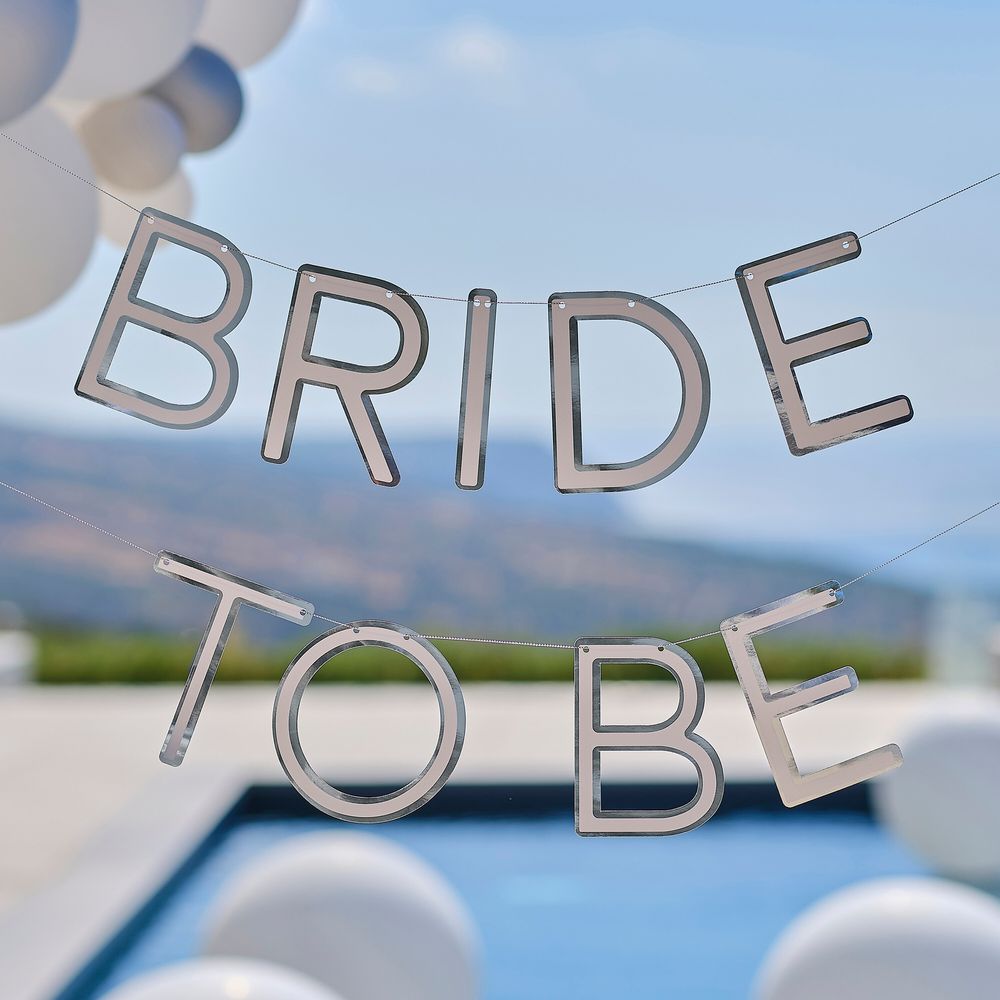 Guirlande Bride to Be Sølv