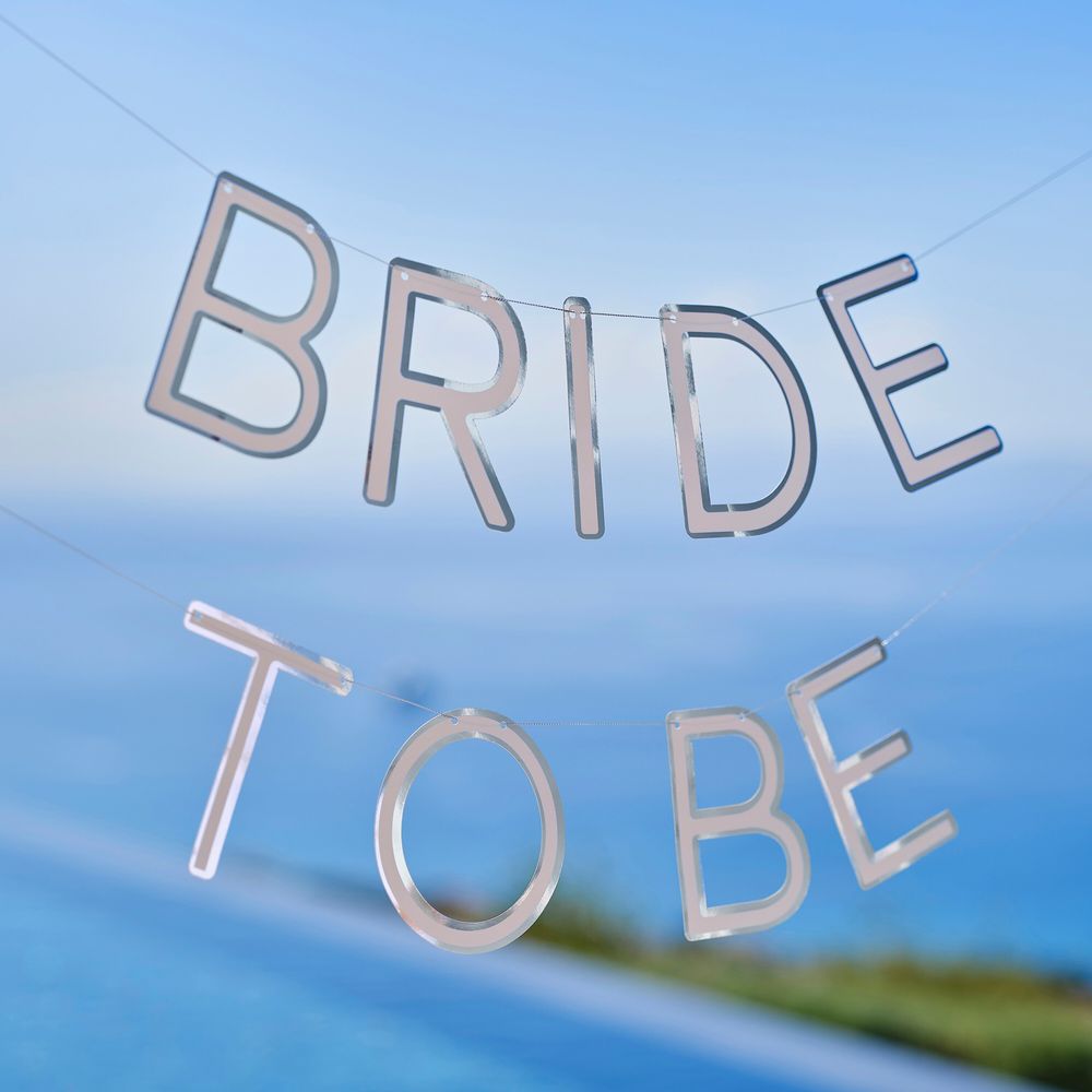 Guirlande Bride to Be Sølv