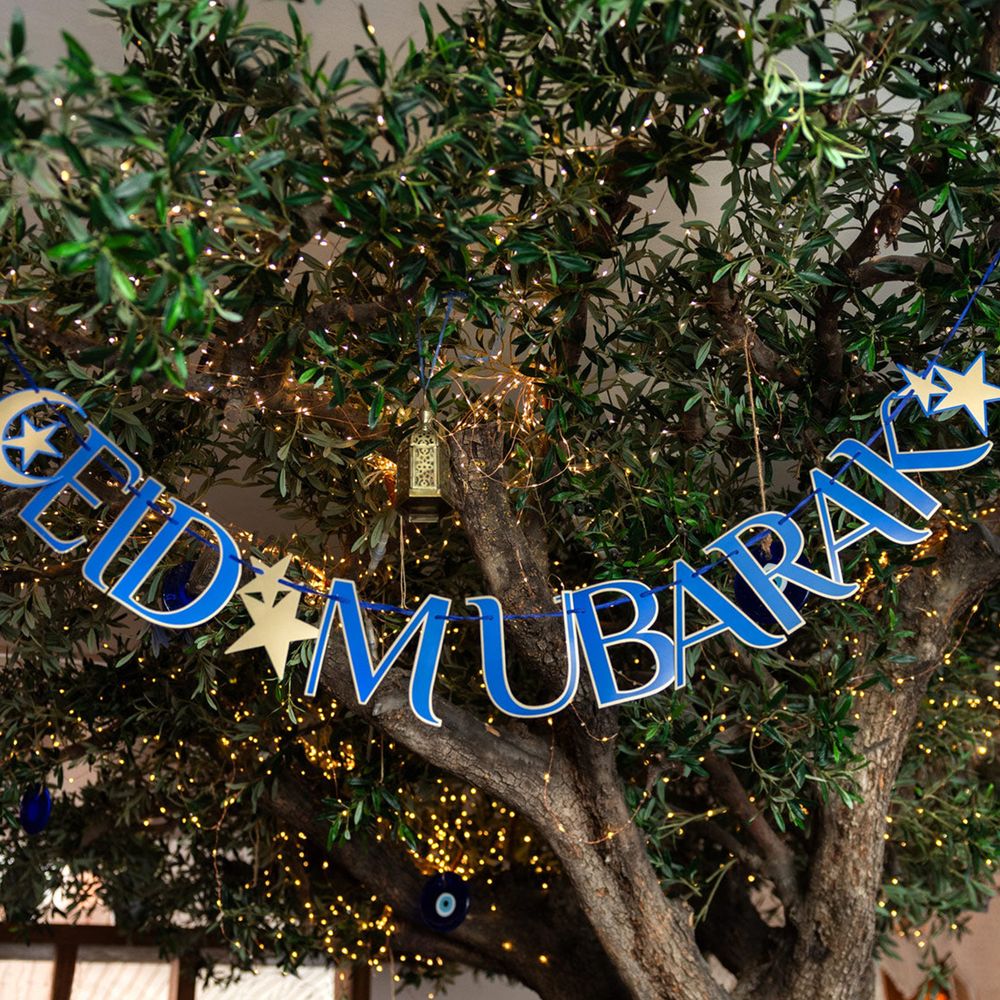 Guirlande Eid Mubarak Navy