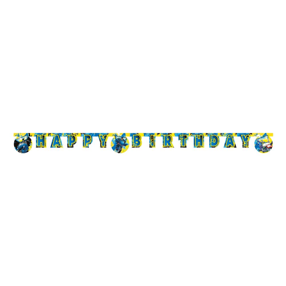Guirlande Happy Birthday Batman