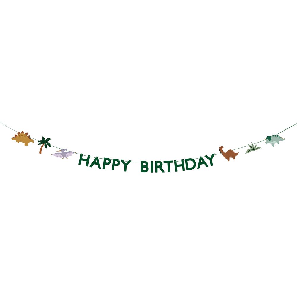 Girlander Happy Birthday Dino