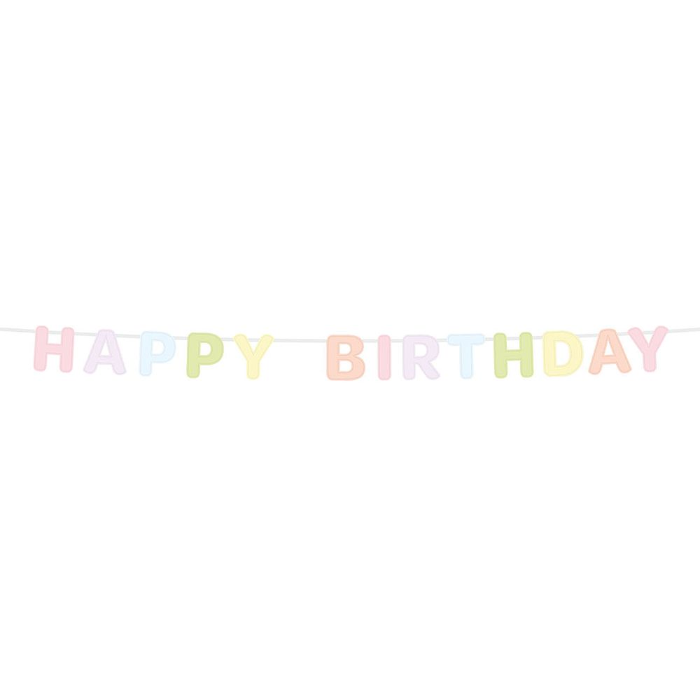 Girlang Happy Birthday Dreamy Pastel