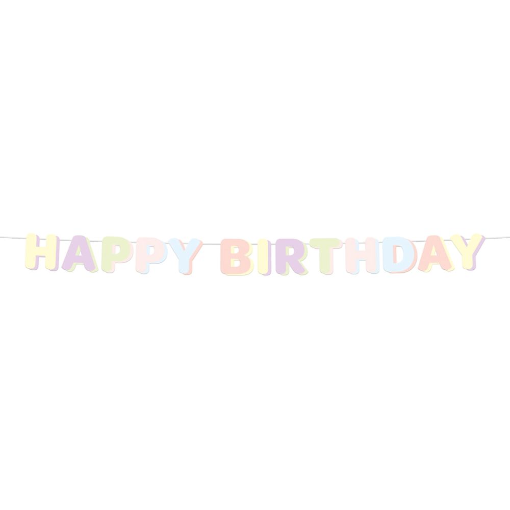 Girlang Happy Birthday Dreamy Pastel