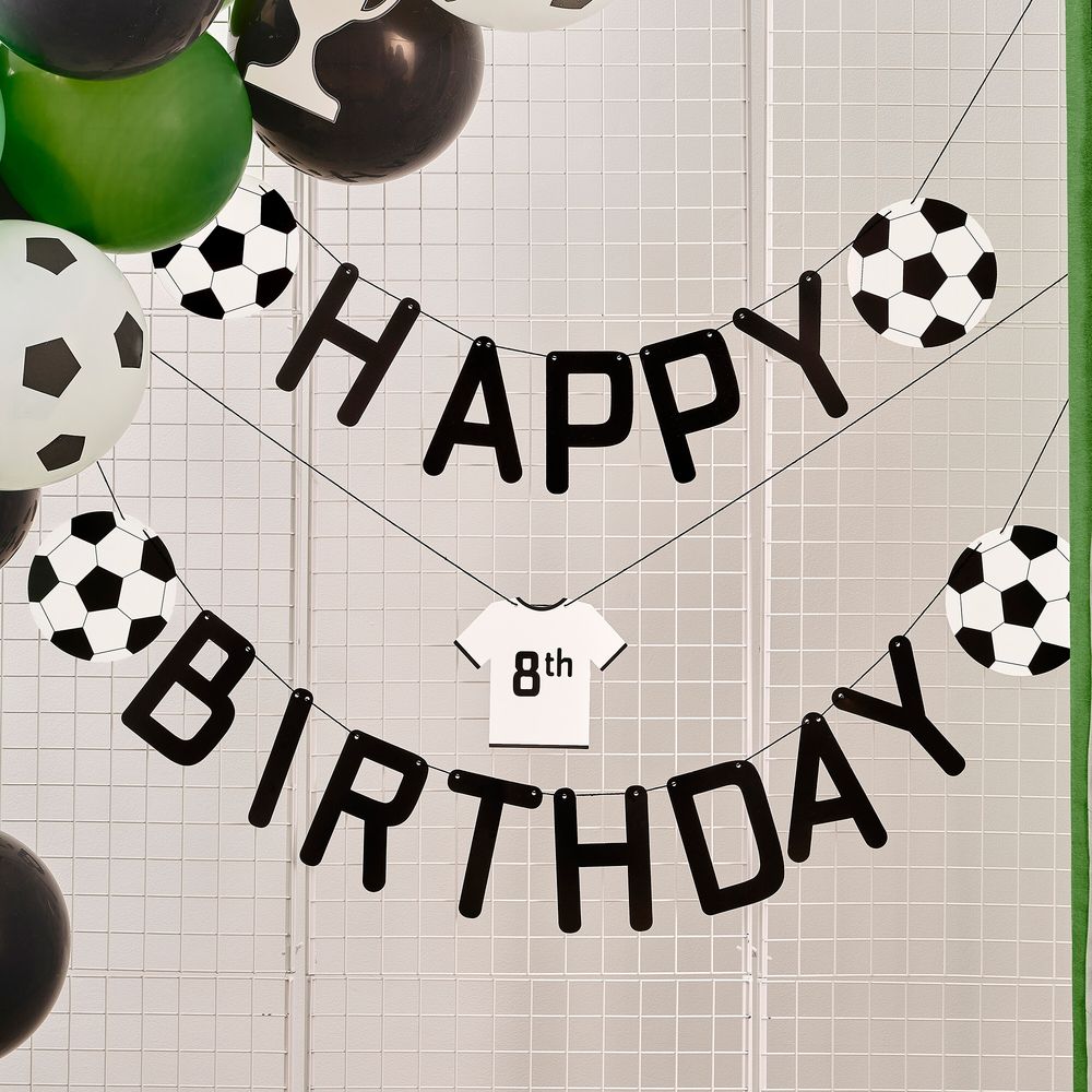 Girlang Happy Birthday Fotbollsfest