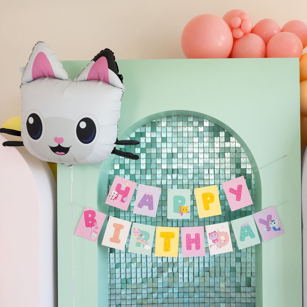 Guirlande Happy Birthday Gabbys Dukkehus