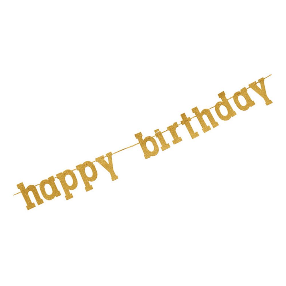 Viirinauha Happy Birthday Kulta