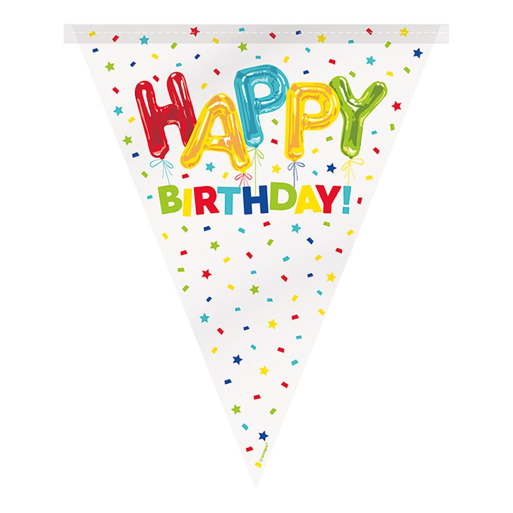 Girlang Happy Birthday Konfetti
