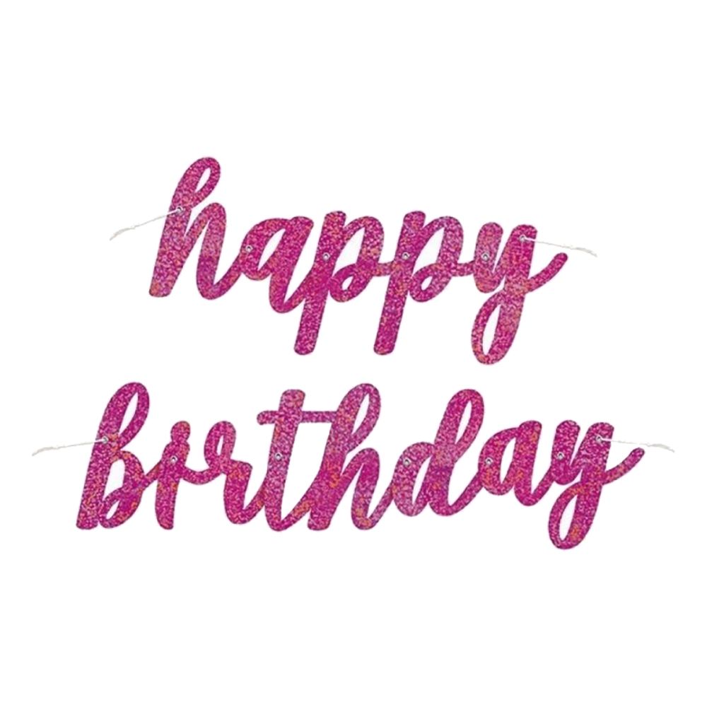 Girlang Happy Birthday Rosa/Glitter
