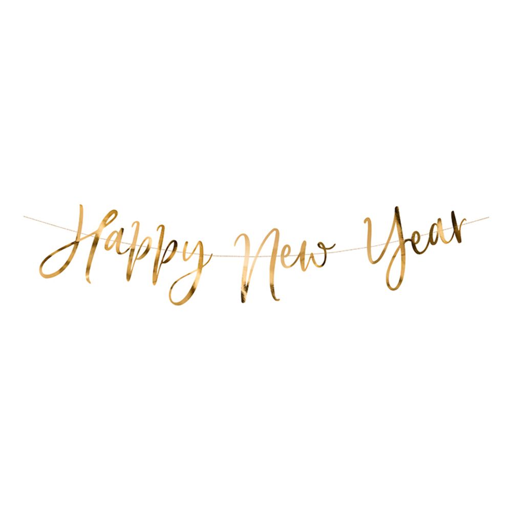 Girlander Happy New Year Gull Metallic